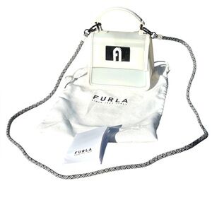 Furla Mini White Mini Crossbody Bag